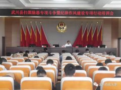 武川縣掃黑除惡專項(xiàng)斗爭暨紀(jì)律作風(fēng)建設(shè)專項(xiàng)行動培訓(xùn)班圓滿舉辦