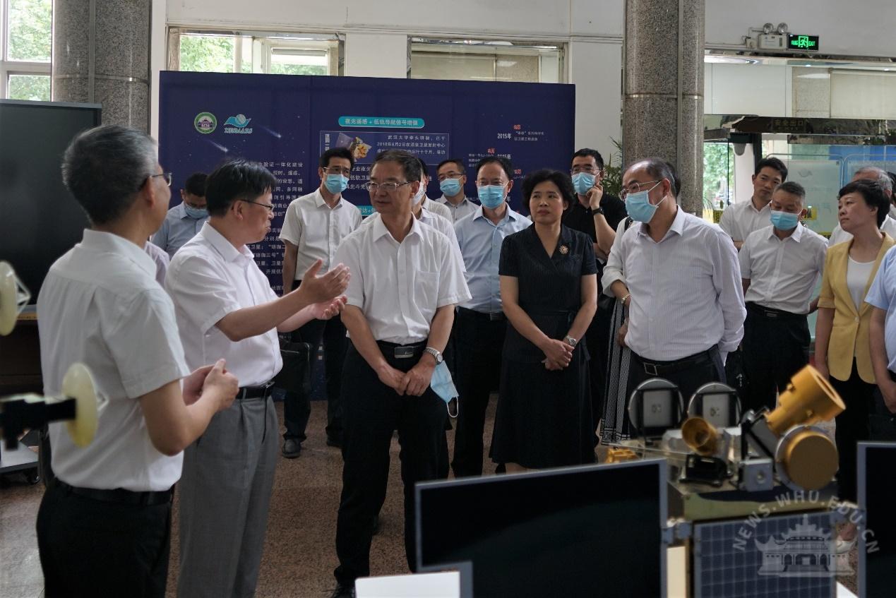 航天科工集團有限公司總經理劉石泉來校調研